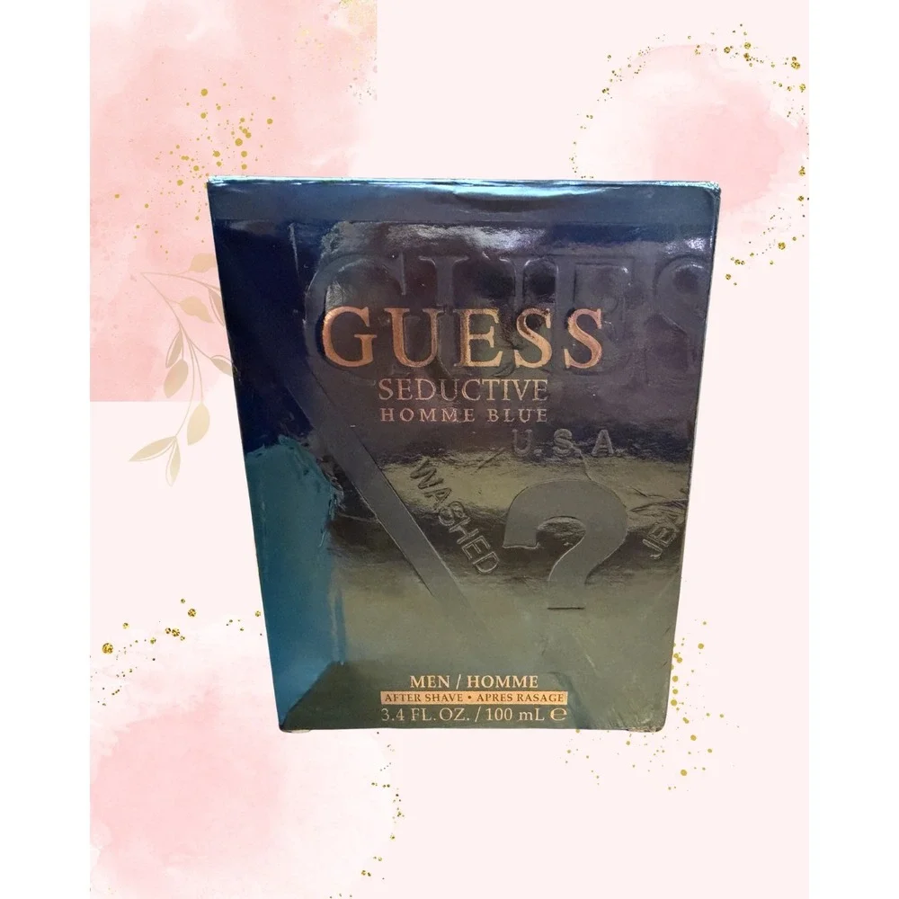GUESS Seductive Homme Blue After Shave‎ for Men 3.4 fl oz 100 ml New in Box
